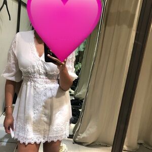 White Dress with lace detail